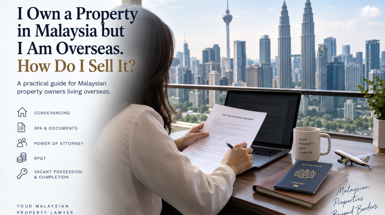 sell Malaysian property while overseas