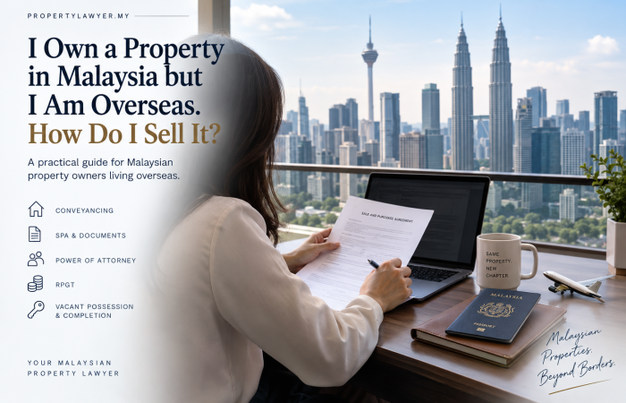sell Malaysian property while overseas